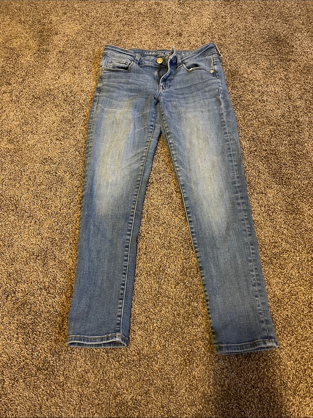 American Eagle Outfitters Light Blue Skinny Jeans
